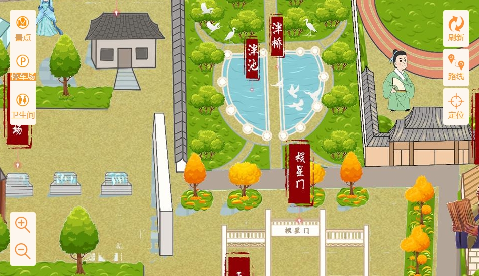 横县手绘地图景区语音讲解导览系统：智慧景区建设的基石